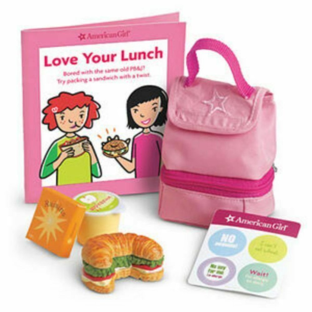 American Girl School Lunch Set Retired 2013 NEW